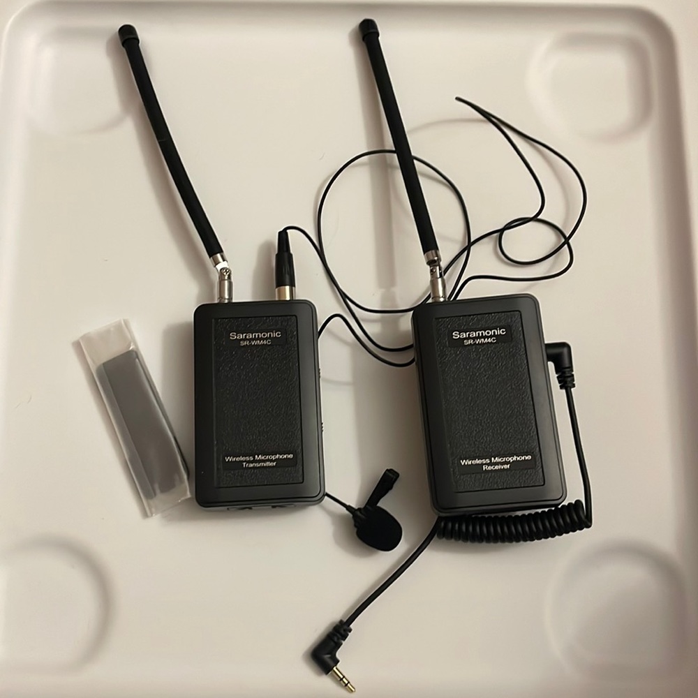 Wearable Camera Microphone and Receiver
